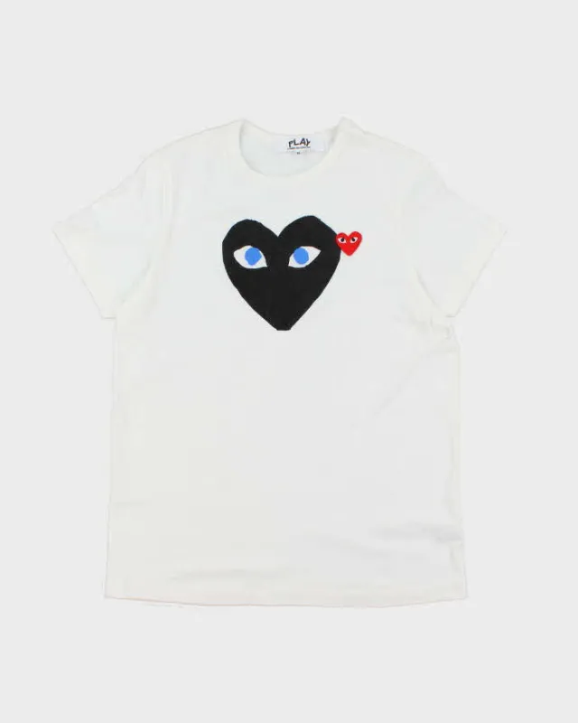 Vintage Comme Des Garcon Play Love Heart Graphic T-Shirt - M sold by Rokit