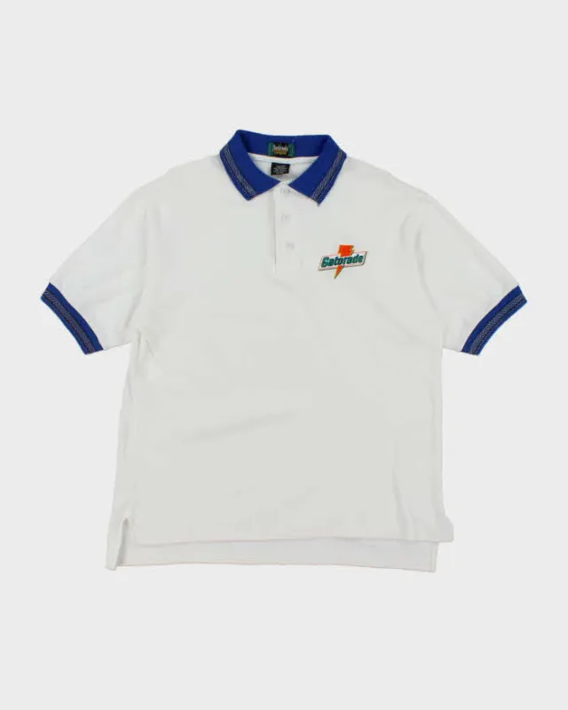 Vintage 90's Gatorade Embroidered Logo Polo Shirt - L sold by Rokit