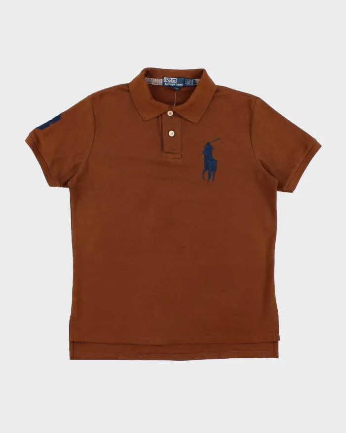 Vintage 2000's Ralph Lauren BIg Horse Embroidered Polo Shirt - M sold by Rokit