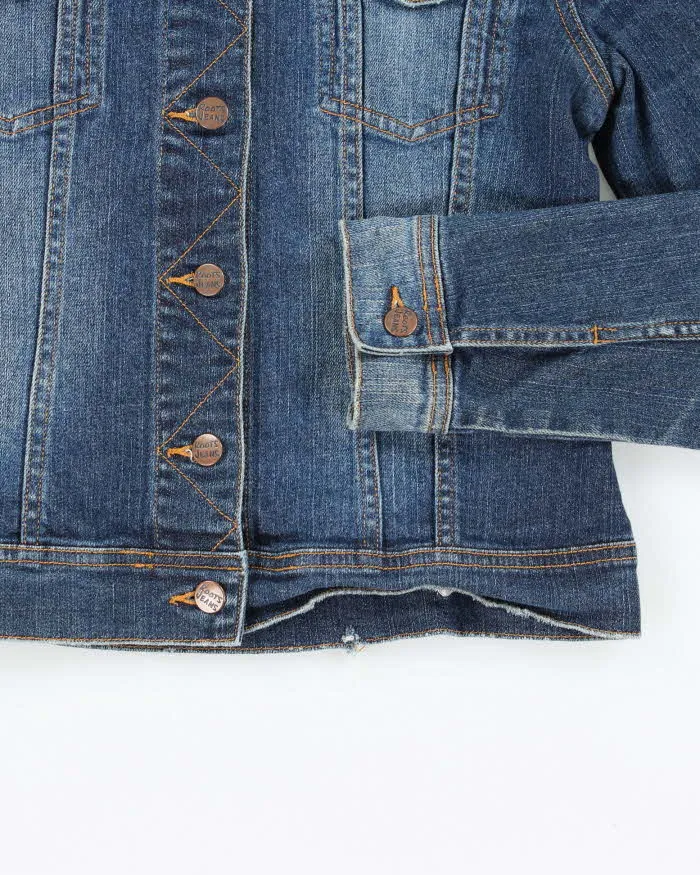 00s Roots Jeans Dark Wash Denim Jacket - M sold by Rokit product image thumbnail 4
