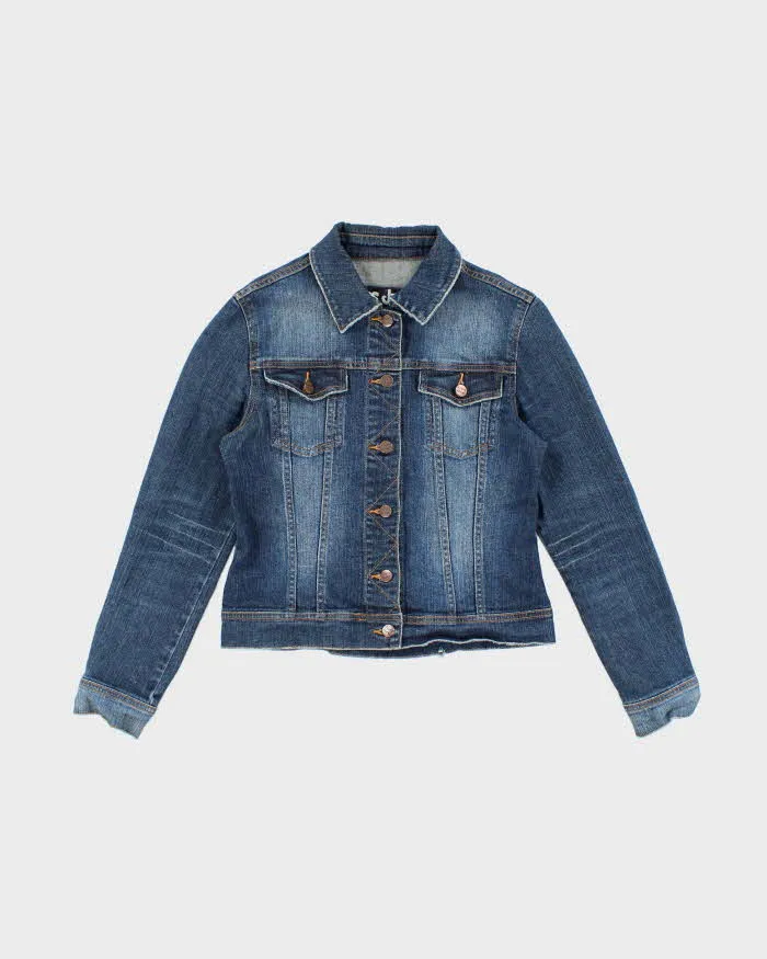 00s Roots Jeans Dark Wash Denim Jacket - M sold by Rokit