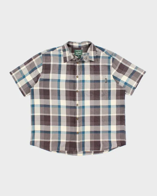 00s Woolrich Checked Short Sleeve Shirt - XL sold by Rokit