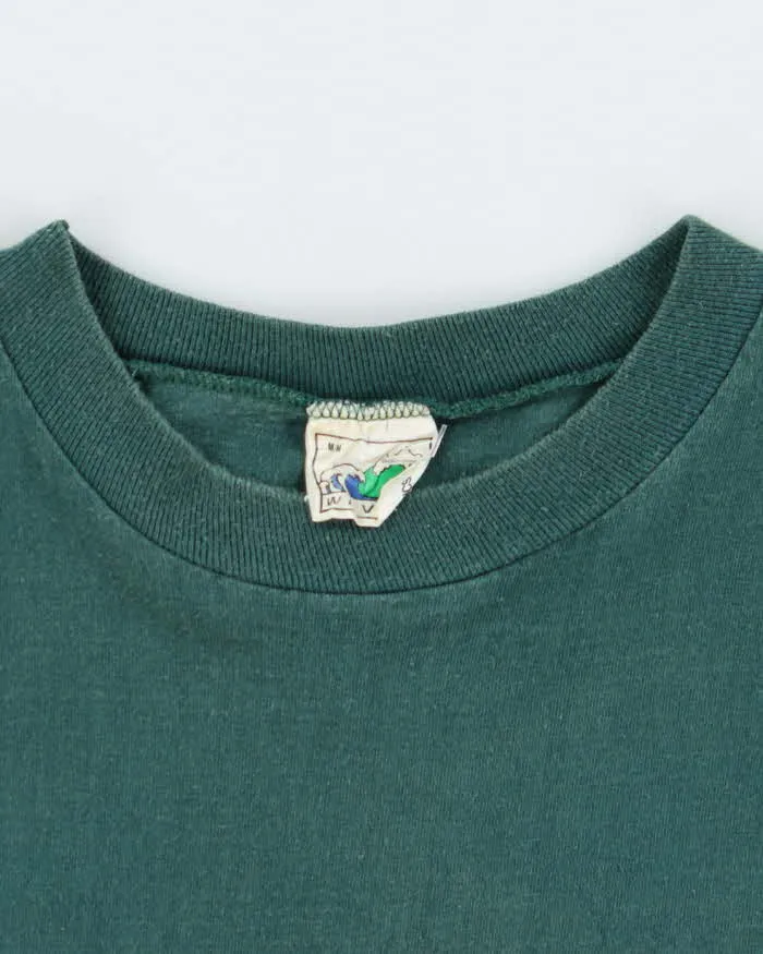 Vintage 90's Canadian Wilderness Eagle Graphic T-Shirt - M sold by Rokit product image thumbnail 5