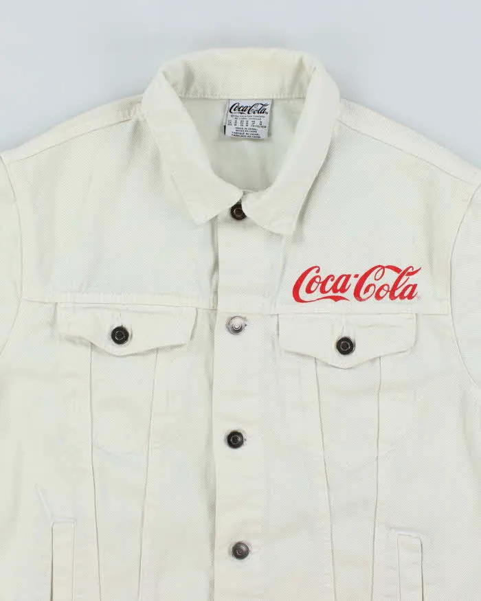 Vintage Y2K Coca Cola Graphic Printed Denim Jacket - M sold by Rokit product image thumbnail 3