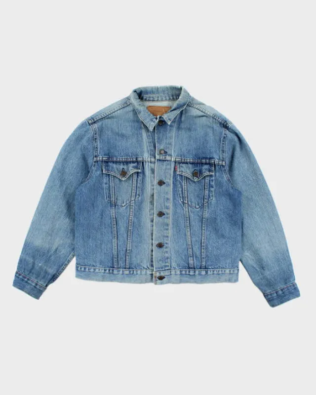 Vintage 90's Levi's Medium Wash Boxy Denim Jacket - L sold by Rokit