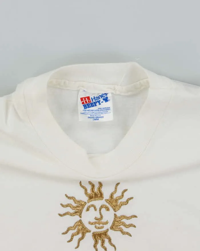 Vintage 90's Maui Embroidered Graphic T-Shirt - L sold by Rokit product image thumbnail 5