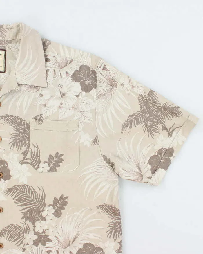 Vintage Jamaica Jaxx Floral Print Silk Hawaiian Shirt - L sold by Rokit product image thumbnail 4