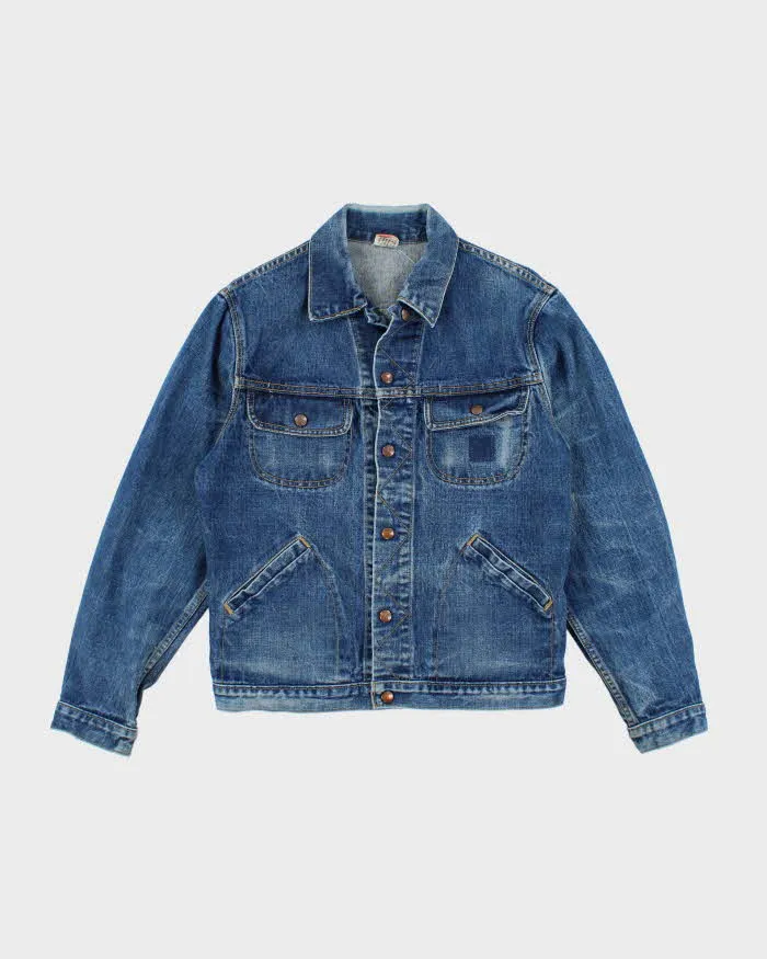 Vintage 80's GWG Dark Faded Wash Trucker Jacket - M sold by Rokit