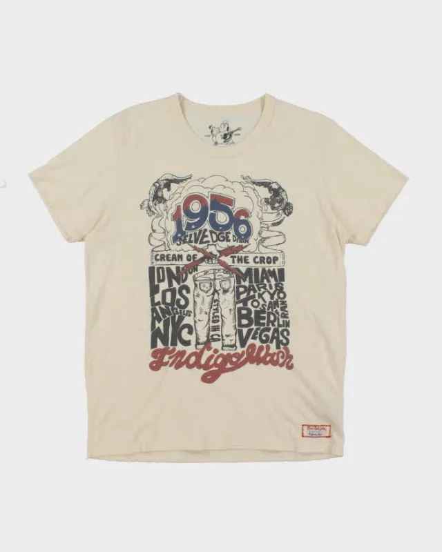 Vintage 2000's True Religion Heritage Graphic T-Shirt - L sold by Rokit