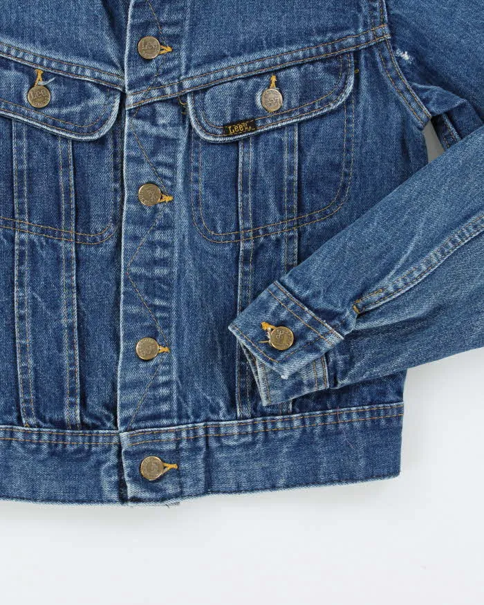 Vintage 90's Lee Dark Wash Denim Jacket - XS sold by Rokit product image thumbnail 4