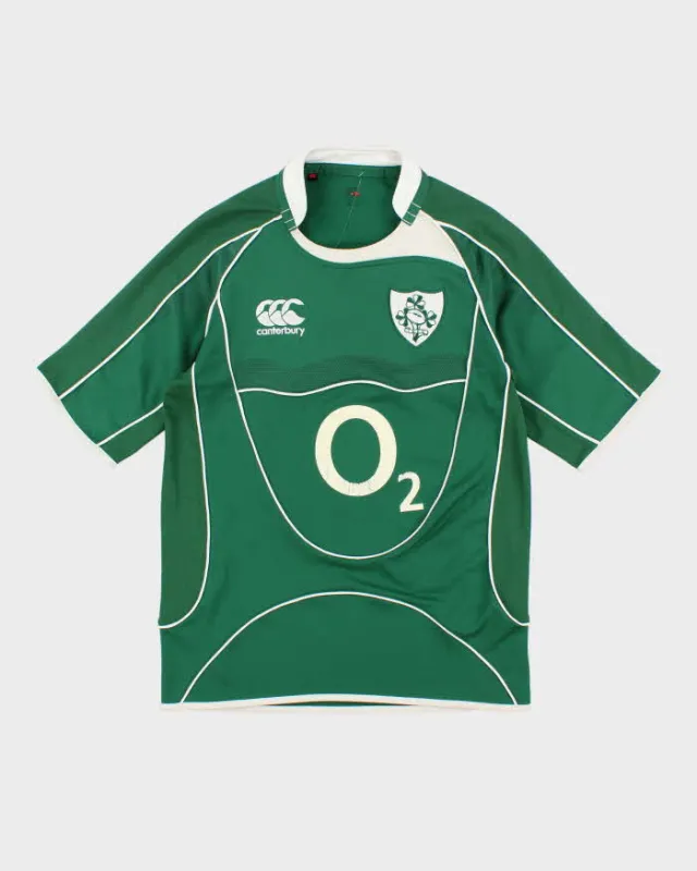 Vintage 2000's Ireland Rugby Sports Jersey - M made by Rokit