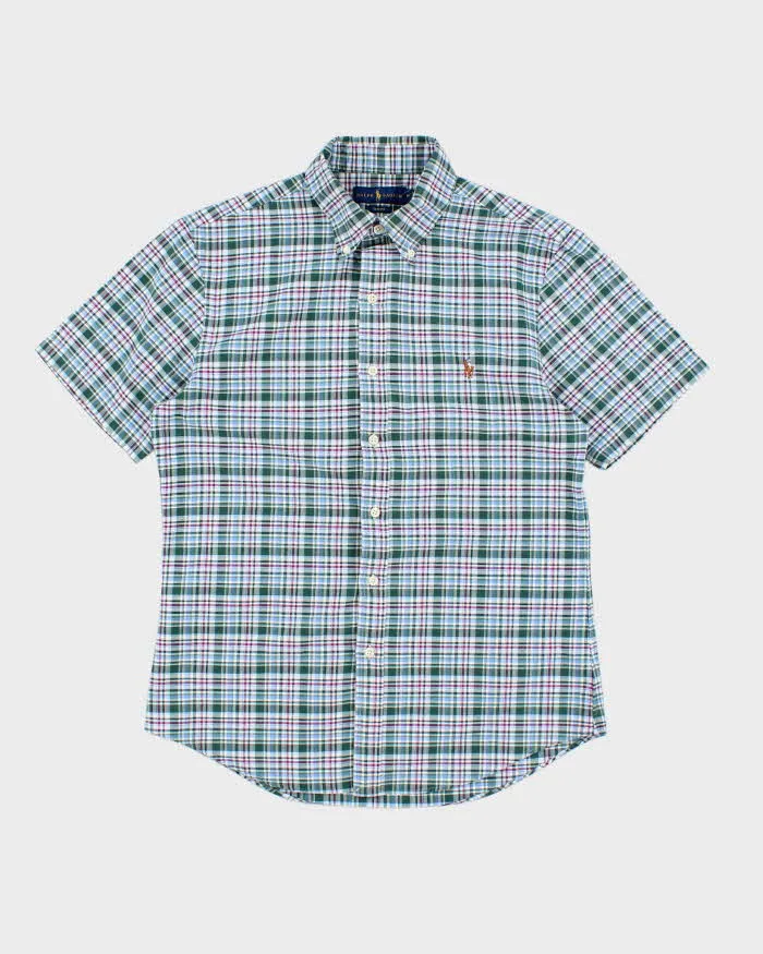 Vintage 2000's Ralph Lauren Patterned Slim Shirt - M sold by Rokit