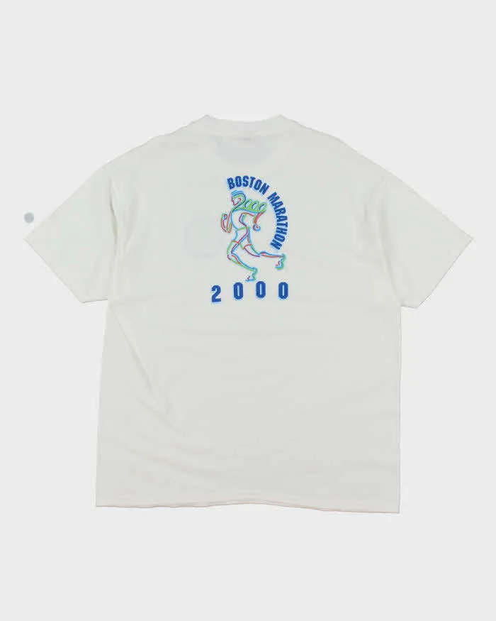 Vintage 2000's Boston Marathon Graphic Oversized T-Shirt - XL sold by Rokit product image thumbnail 2