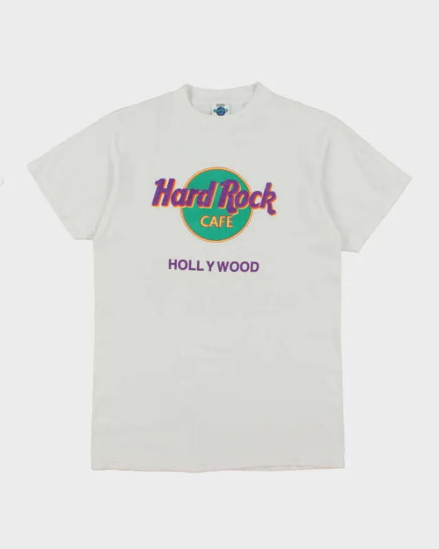 Vintage 90's Hard Rock Cafe Hollywood Graphic T-Shirt - M sold by Rokit