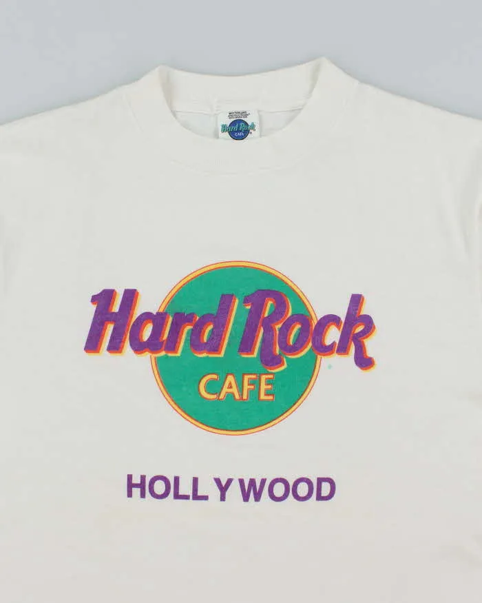 Vintage 90's Hard Rock Cafe Hollywood Graphic T-Shirt - M sold by Rokit product image thumbnail 3