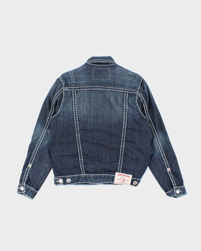 Y2K 00s True Religion Dark Wash Denim Jacket - L sold by Rokit product image thumbnail 2