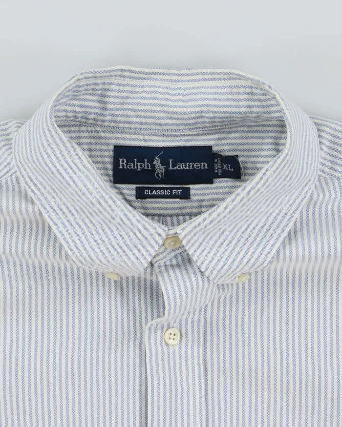 Vintage 2000's Ralph Lauren Heavyweight Striped Shirt - XL sold by Rokit product image thumbnail 5