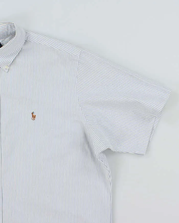 Vintage 2000's Ralph Lauren Heavyweight Striped Shirt - XL sold by Rokit product image thumbnail 4