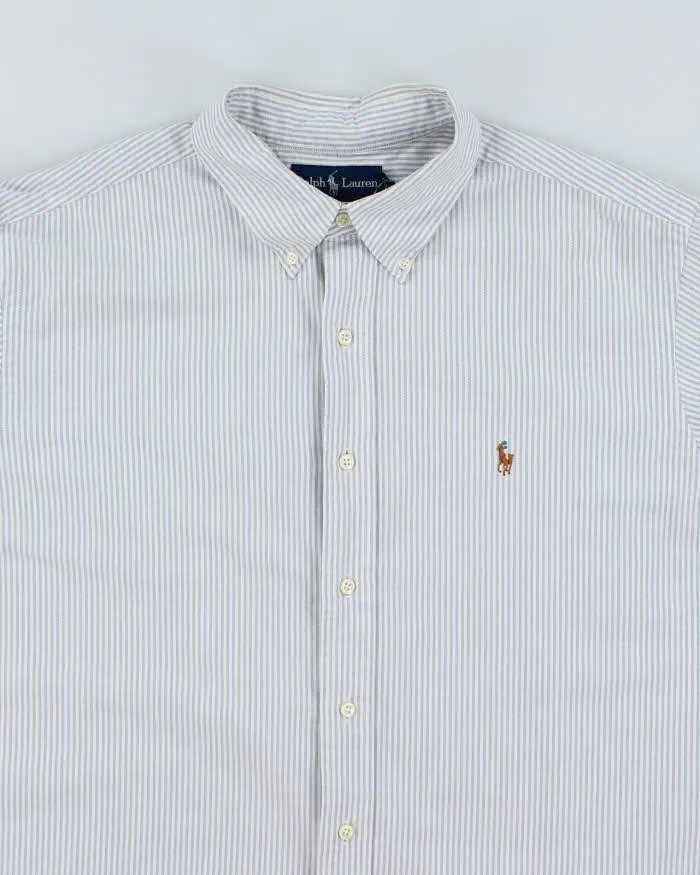 Vintage 2000's Ralph Lauren Heavyweight Striped Shirt - XL sold by Rokit product image thumbnail 3