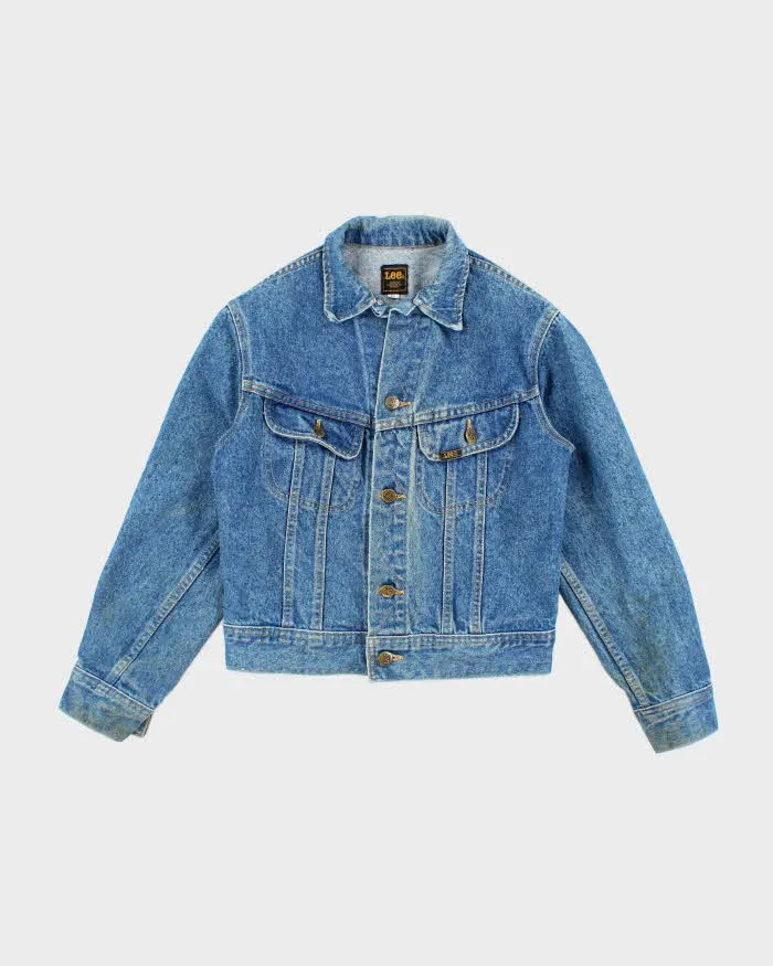 Vintage 90's Lee Faded Medium Wash Denim Jacket - XS sold by Rokit