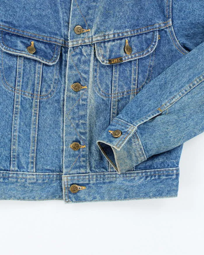 Vintage 90's Lee Faded Medium Wash Denim Jacket - XS sold by Rokit product image thumbnail 4