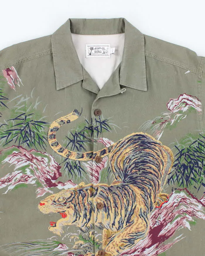 Avanti by OVO Tiger Graphic Print Short Sleeve Shirt - L sold by Rokit product image thumbnail 3
