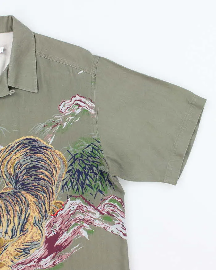 Avanti by OVO Tiger Graphic Print Short Sleeve Shirt - L sold by Rokit product image thumbnail 4