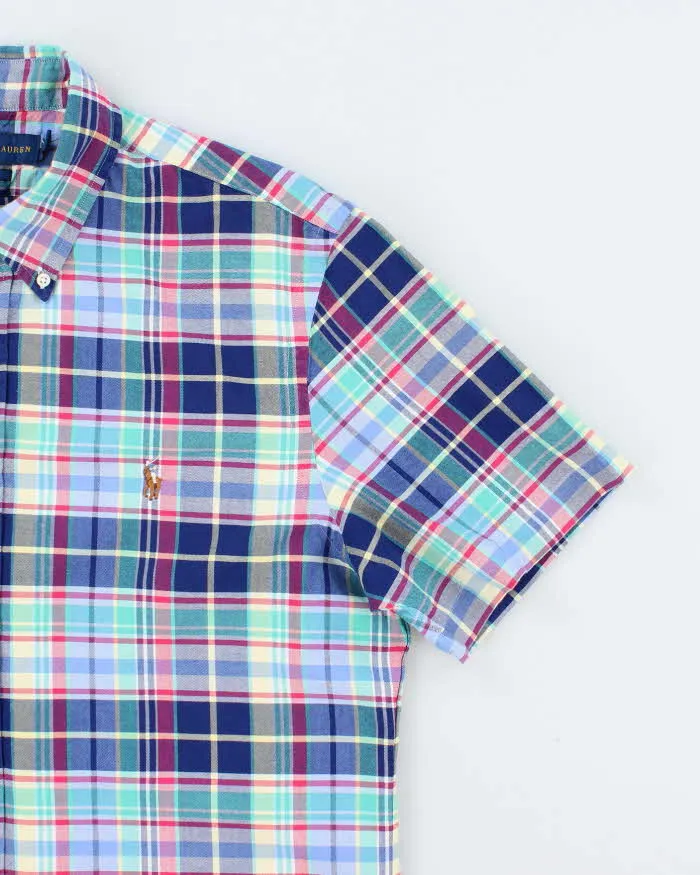 Vintage Ralph Lauren Slim Fit Short Sleeve Shirt - L sold by Rokit product image thumbnail 4