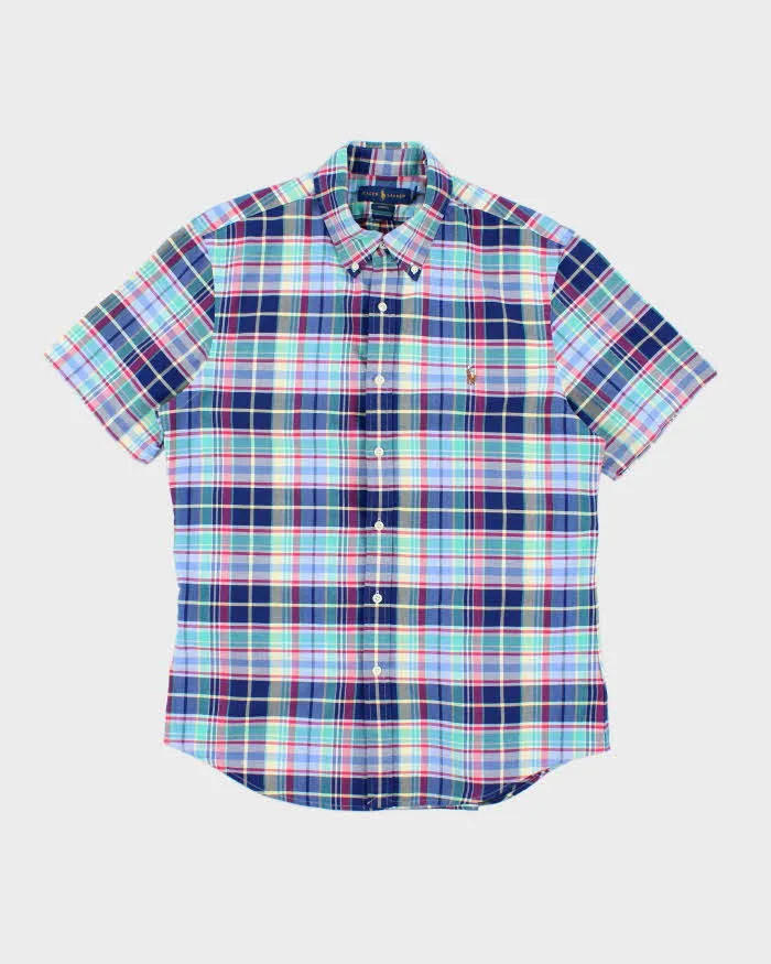 Vintage Ralph Lauren Slim Fit Short Sleeve Shirt - L sold by Rokit