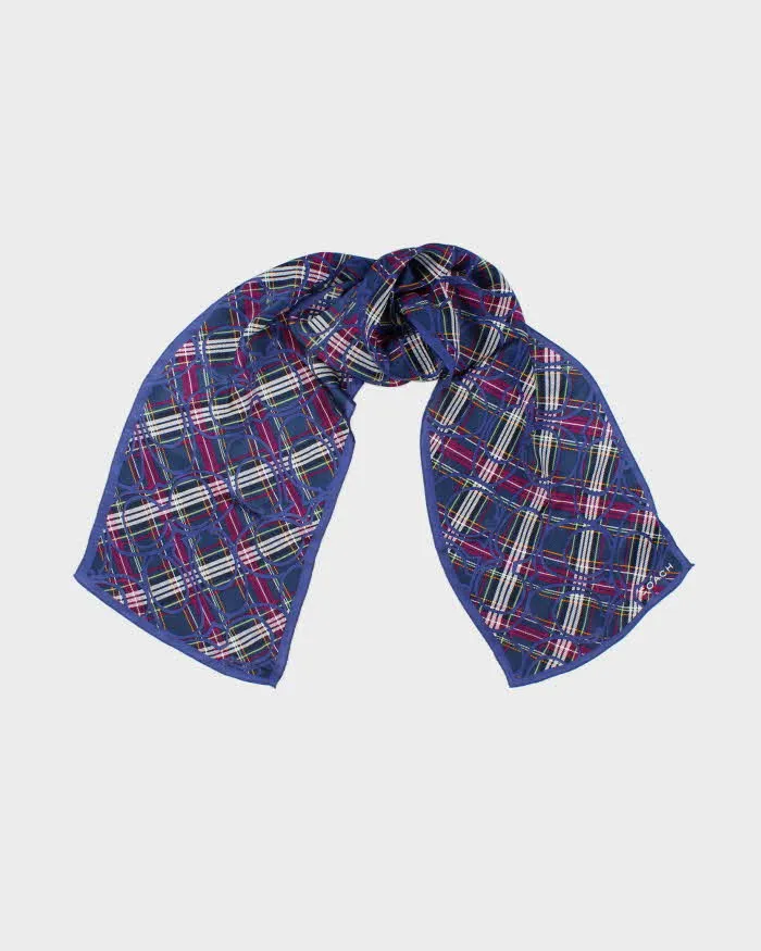 Vintage Y2k 00s Coach Monogram Silk Scarf sold by Rokit