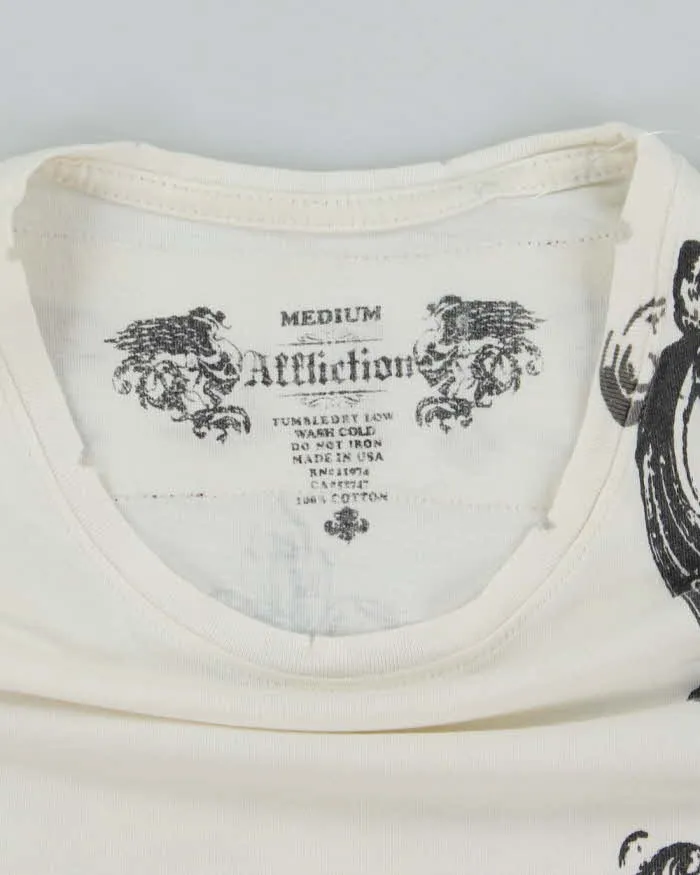 Vintage Y2K Affliction Gothic Graphic T-Shirt - M sold by Rokit product image thumbnail 5