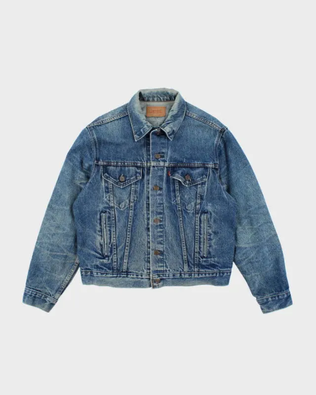 Vintage 90's Levi's Dark Wash Faded Denim Jacket - L sold by Rokit