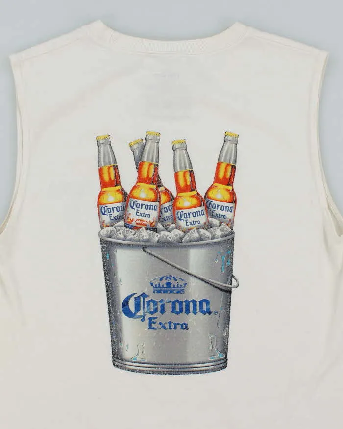 Vintage Corona Beer Graphic Sleeveless T-Shirt - S sold by Rokit product image thumbnail 4