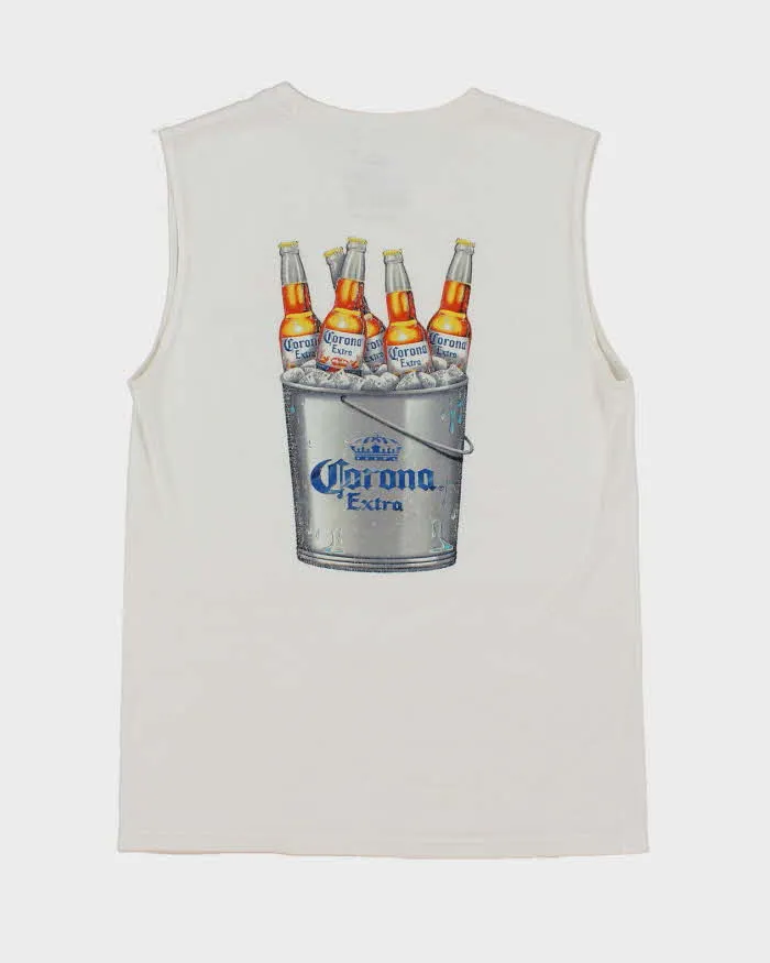 Vintage Corona Beer Graphic Sleeveless T-Shirt - S sold by Rokit product image thumbnail 2