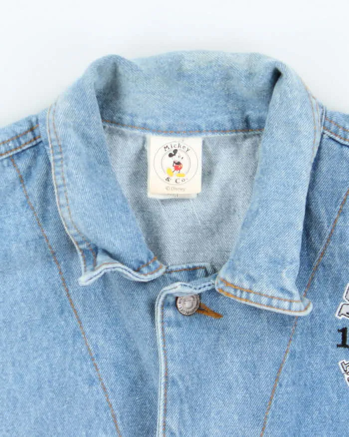 Vintage 2000's Disney Embroidered Patched Denim Jacket - M sold by Rokit product image thumbnail 5