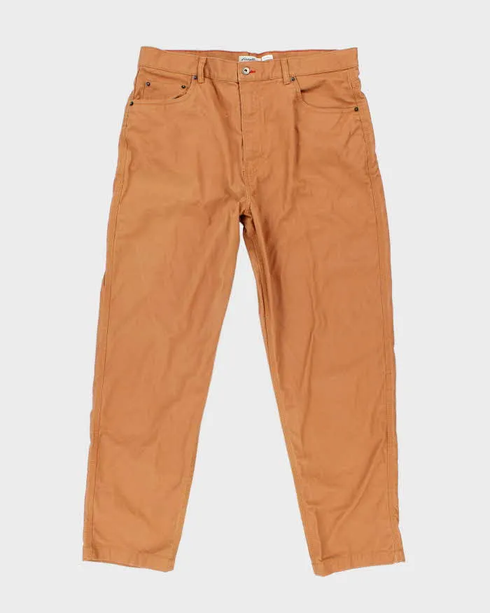 Vintage 2000's Eddie Bauer Brown Carpenter Workwear Trousers - W38 L30 sold by Rokit