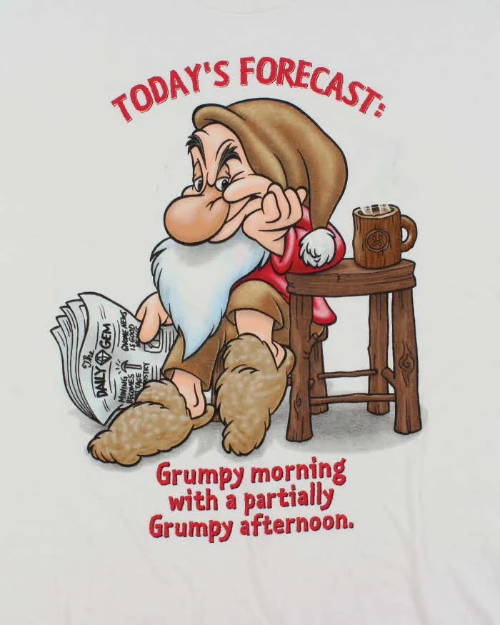 Vintage 90's Disney Grumpy Oversized Graphic T-Shirt - XXL sold by Rokit product image thumbnail 3