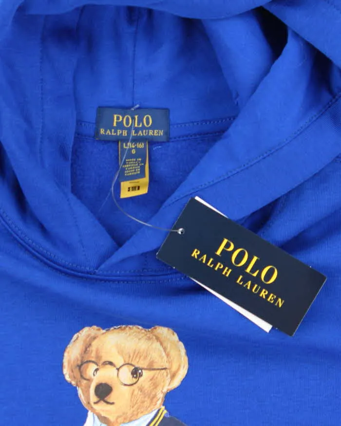 Vintage Ralph Lauren Deadstock with Tags Polo Bear Graphic Hoodie - L sold by Rokit product image thumbnail 5