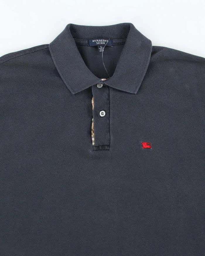 Vintage Y2K Burberry London Small Logo Polo Shirt - L sold by Rokit product image thumbnail 3