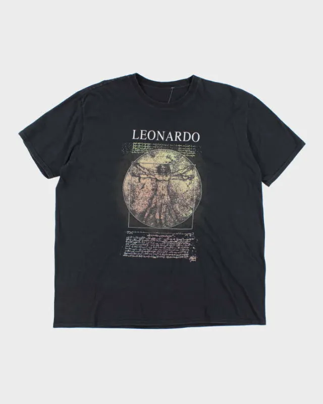 Vintage 2000's Leonardo Da Vinci Graphic T-Shirt - M sold by Rokit