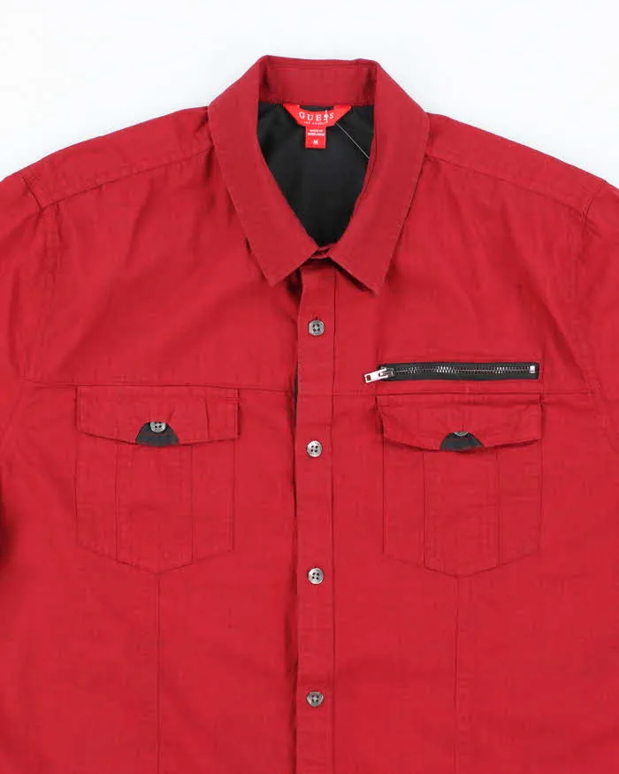 Vintage Y2K Guess Military Short Sleeve Utility Shirt - M sold by Rokit product image thumbnail 3