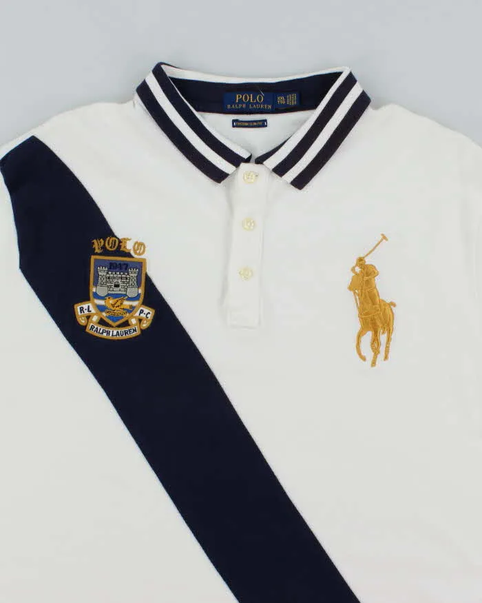 Vintage 2000's Ralph Lauren Big Horse Embroidered Polo Shirt - XXL sold by Rokit product image thumbnail 3