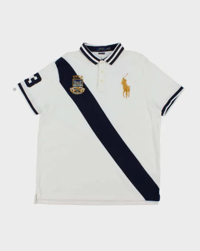 Vintage 2000's Ralph Lauren Big Horse Embroidered Polo Shirt - XXL sold by Rokit