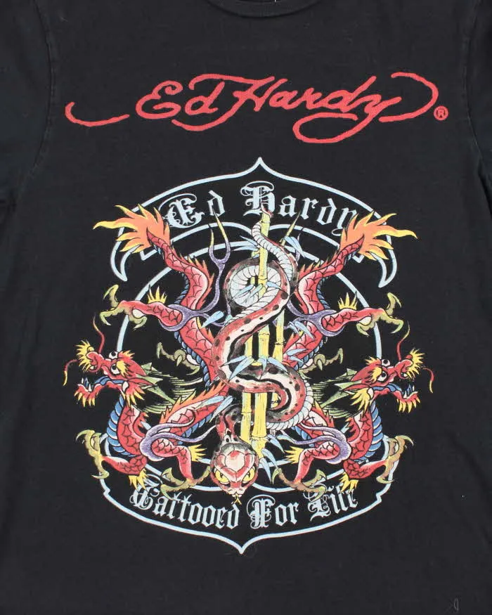 Vintage Y2K Ed Hardy Tattoo Graphic T-Shirt - L sold by Rokit product image thumbnail 3