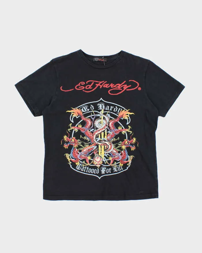 Vintage Y2K Ed Hardy Tattoo Graphic T-Shirt - L sold by Rokit
