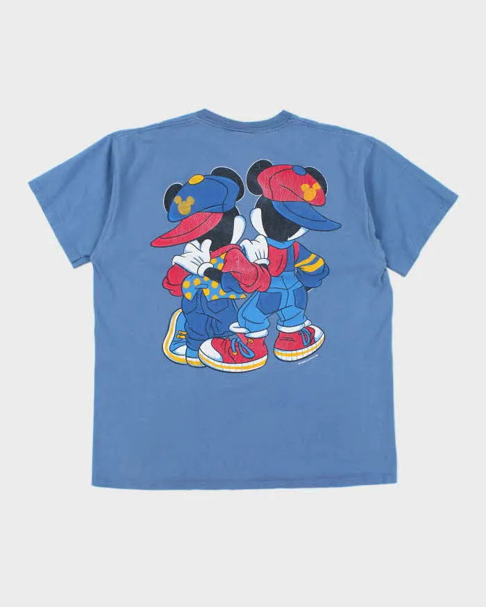 Vintage 90's Disney Mickey & Minnie Mouse Profile Graphic T-Shirt - XL sold by Rokit product image thumbnail 2