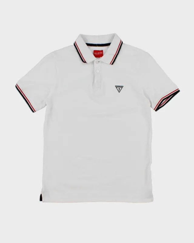 Vintage 2000's Guess Small Logo Polo Shirt - M sold by Rokit