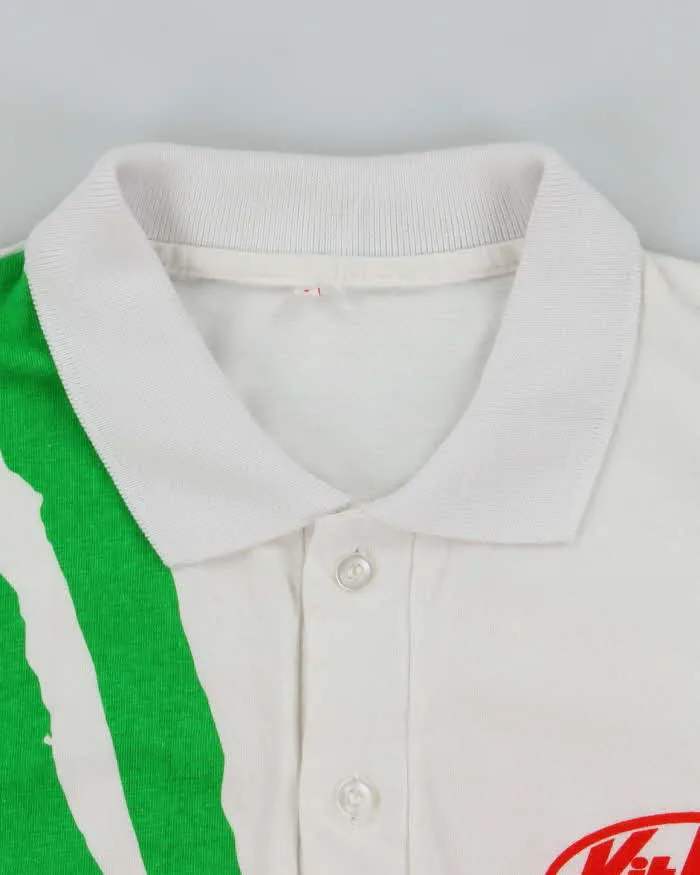 Vintage KitKat Patterned Polo Shirt - L sold by Rokit product image thumbnail 5