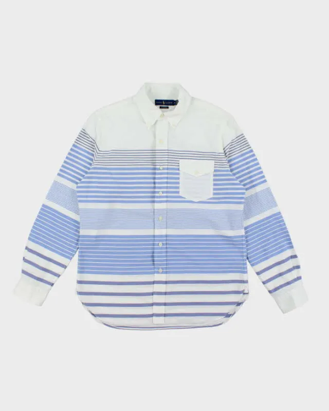 Vintage 2000's Ralph Lauren Striped Heavyweight Shirt - M sold by Rokit