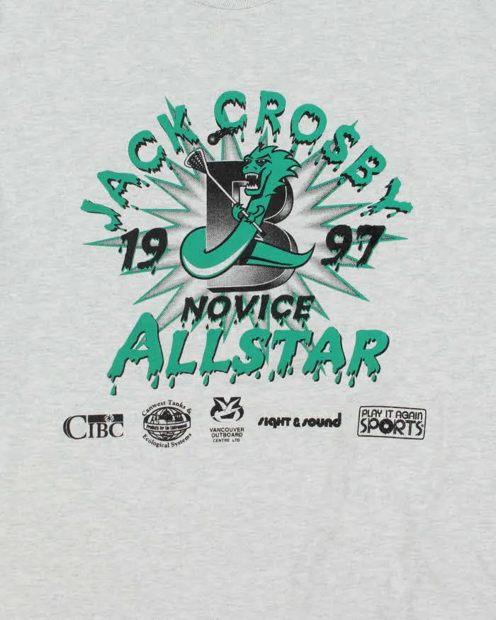 Vintage 90's Jack Crosby Novice All Star T-Shirt - M sold by Rokit product image thumbnail 3